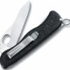 12TD98_AS01 VICTORINOX Noz 08413.M3-Sentinel 111mm Clip BLACK