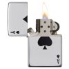ZIPPO upaljač LUCKY ACE 24011 toptaurus.rs 2 Otvoren upaljač: ZIPPO 24011 – otvoren poklopac i mehanizam
