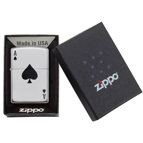 ZIPPO upaljač LUCKY ACE 24011 toptaurus.rs 4 Pakovanje: ZIPPO 24011 – originalna ZIPPO kutija
