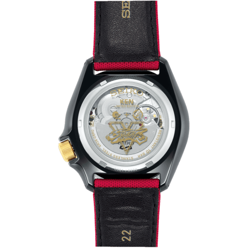 SRPF20K1_bac-K9ce SEIKO 5 Sport Automatic | Street Fighter KEN Limited Edition | SRPF20K1