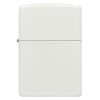 ZIPPO upaljač White Matte 214 – prednja strana belog mat upaljača