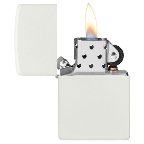 Otvoren upaljač: ZIPPO 214 – otvoren poklopac i mehanizam