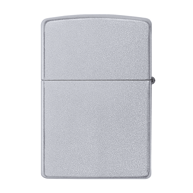 ZIPPO 205 satin chrome detalj površine i završne obrade