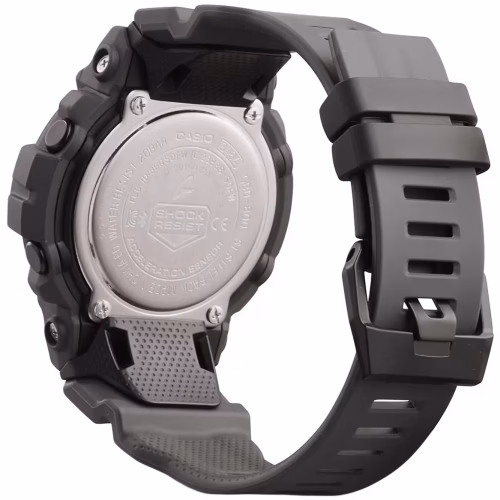 Muški ručni sat G-SHOCK GBD-800UC-8ER sa sivom resin narukvicom sportskog dizajna.