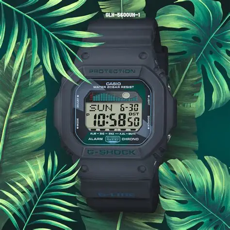 Ženski sportski ručni sat G-SHOCK GLX-5600VH-1ER sa vodootpornostu do 200 metara, savršen za ronjenje i aktivnosti na vodi.