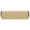 Detalji površine: ZIPPO Vintage Brushed Brass 240 – detaljan prikaz brušene završne obrade, donja strana upaljaca