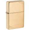 Bočna slika: ZIPPO Vintage Brushed Brass 240 – bočna perspektiva upaljača