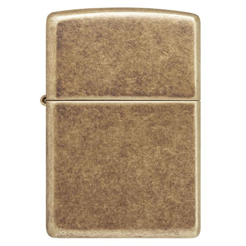 Detalji površine: ZIPPO 201FB Antique Brass – detaljan prikaz antique mesingane završne obrade