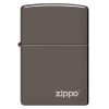 Detalji površine: ZIPPO 150ZL – detaljan prikaz Black Ice završne obrade