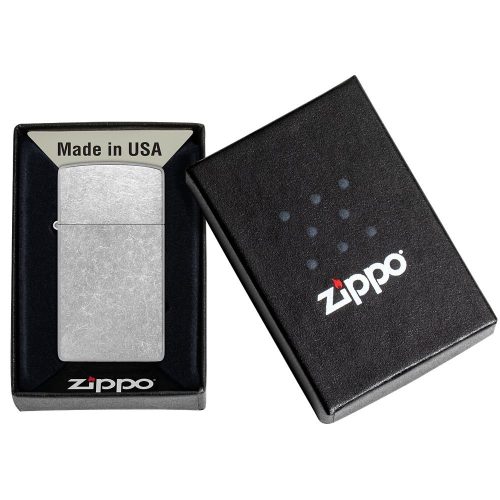 Pakovanje: ZIPPO Slim Street Chrome – poklon kutija