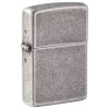 Bočna slika: ZIPPO 121FB – bočna perspektiva upaljača Antique Silver