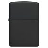 Glavna slika proizvoda: ZIPPO upaljač Black Matte 218 – prednja strana crnog mat upaljača