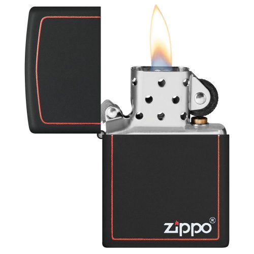 Otvoren upaljač: ZIPPO 218ZB – otvoren poklopac i mehanizam