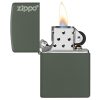 Otvoren upaljač: ZIPPO 221ZL – otvoren poklopac i mehanizam