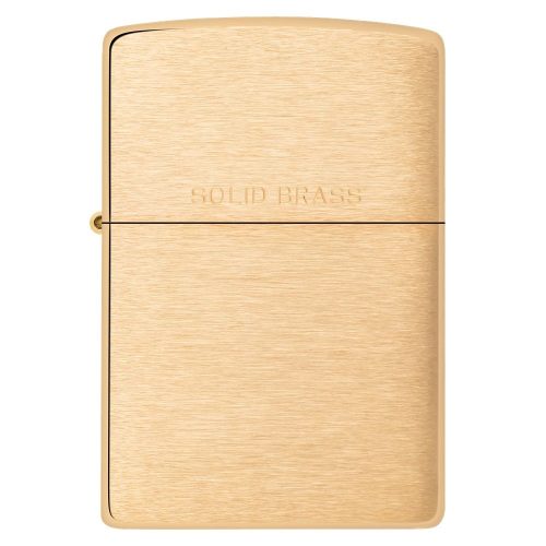 ZIPPO upaljač Regular Solid Brush 240 – prednja strana brušenog metalnog upaljača