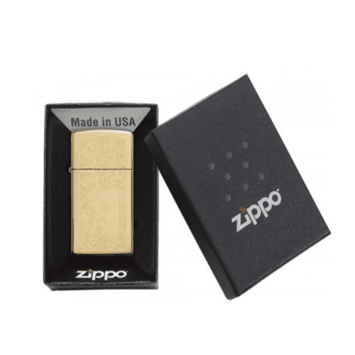1652b-- ZIPPO upaljač | Venetian Slim Brass 1652B