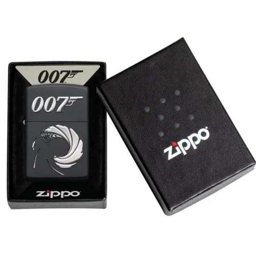James-Bond-007- ZIPPO 49329 BOND BT 007 GUN LOGO upaljač