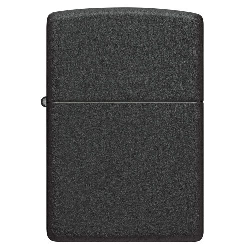 Detalji teksture: ZIPPO 236 Black Crackle – detaljan prikaz crnog “crackle” finiša