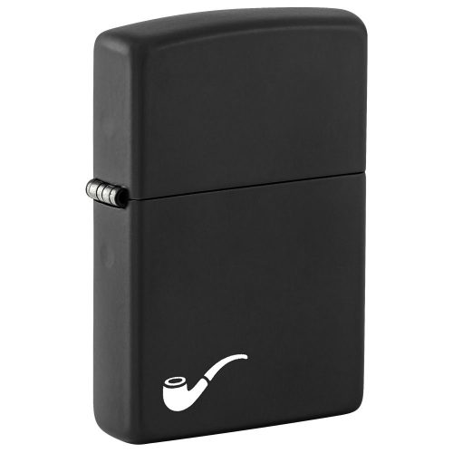 ZIPPO upaljač Black Matte Pipe model 218PL toptaurus.rs ZIPPO Black Matte Pipe 218PL bočni izgled upaljača