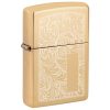 ZIPPO Brass Venetian 352B upaljač gravirani dizajn prednja strana