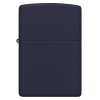 ZIPPO Matte Navy Blue 239 – prednja perspektiva metalnog upaljača
