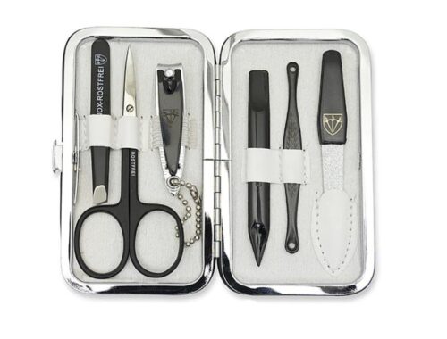 4007669477811 KELLERMANN 6-odelni set za manikir 7847 MC SZ – bela futrola