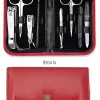 KELLERMANN Set za manikir, torbica sa rajsfešlusom, 8 u 1, crvena BL9204 MC N