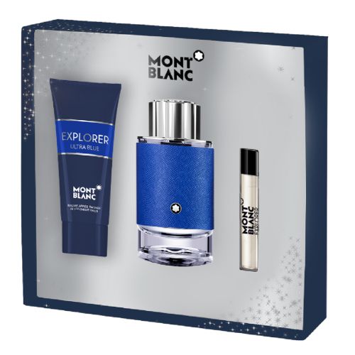 MONT BLANC EXPLORER ULTRA BLUE SET toptaurus.rs