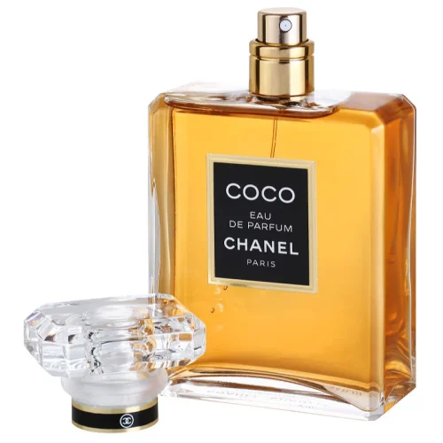 Chanel Coco Parfum – spoj ruže, vanile i ambera u savršenoj harmoniji. Poklopac i bočica parfema