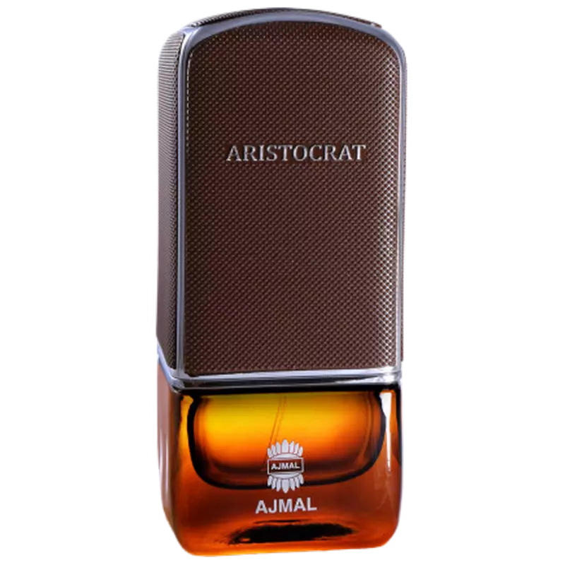 Bočica Ajmal Aristocrat parfema – luksuzna plavo-zlatna bočica sa Ajmal logotipom