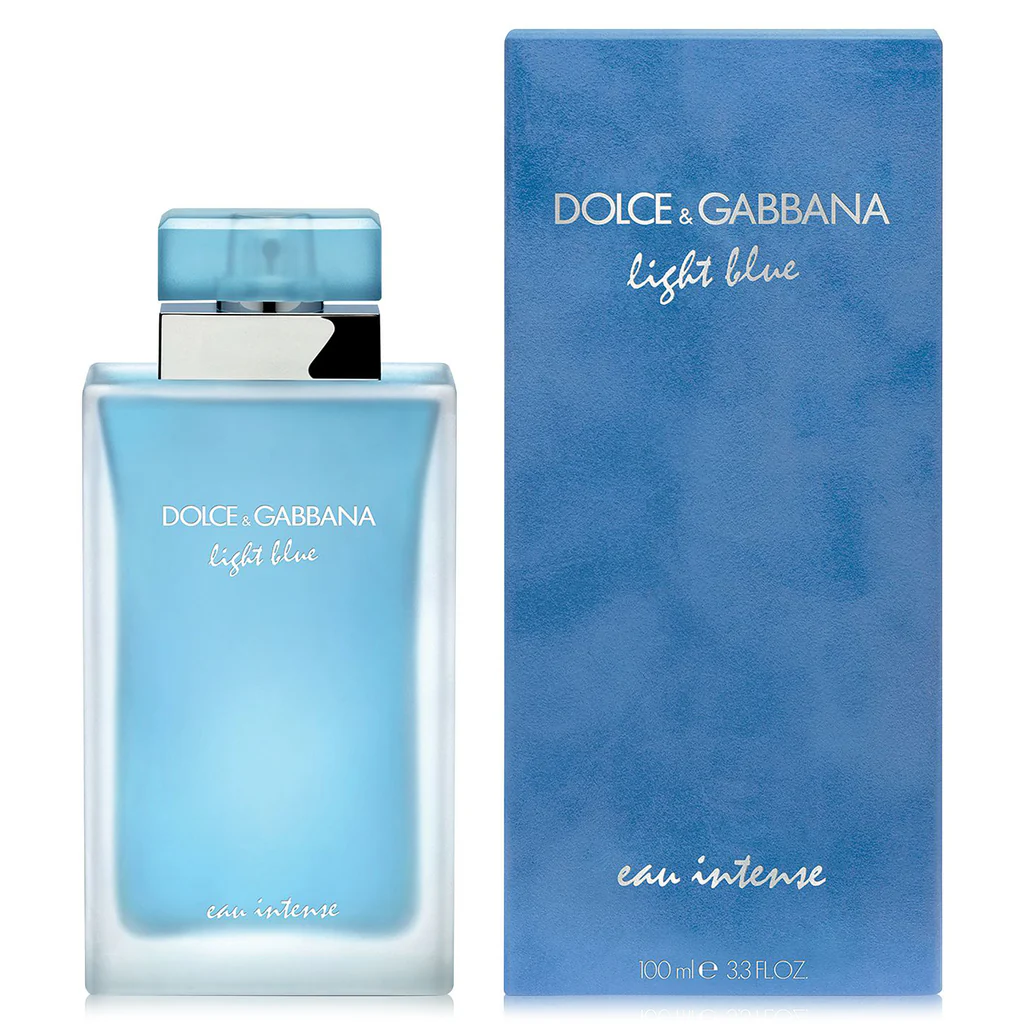 Pakovanje i bočica Dolce & Gabbana Light Blue Eau Intense