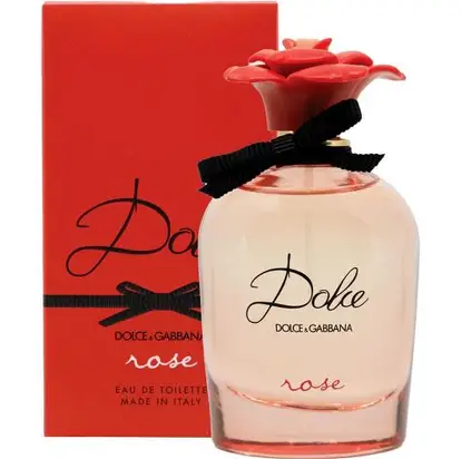 Pakovanje Dolce Rose Eau de Parfum parfema iz Dolce kolekcije u elegantnom roze dizajnu