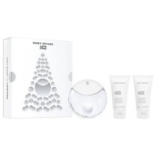 Issey Miyake A Drop d’Issey Set sa EDP parfemom 50 ml i 2×50 ml krema za ruke poklon pakovanje