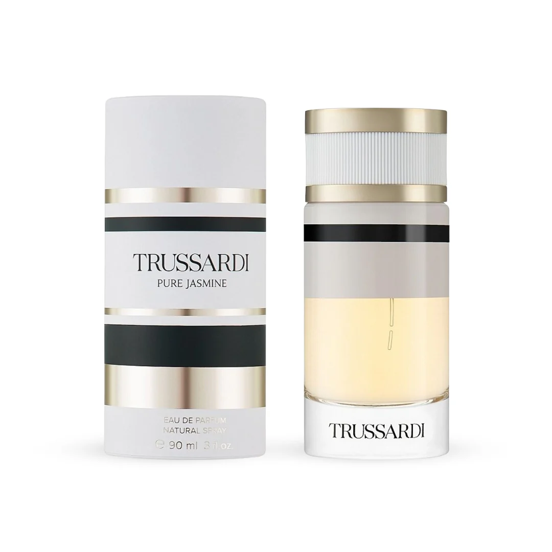 Trussardi Pure Jasmine ženski parfem – elegantna svetla bočica i pakovanje
