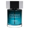YSL L’Homme Le Parfum bočica – luksuzna tamnoplava muška bočica sa prepoznatljivim metalnim poklopcem koja naglašava elegantan, intenzivan i sofisticiran karakter parfema.