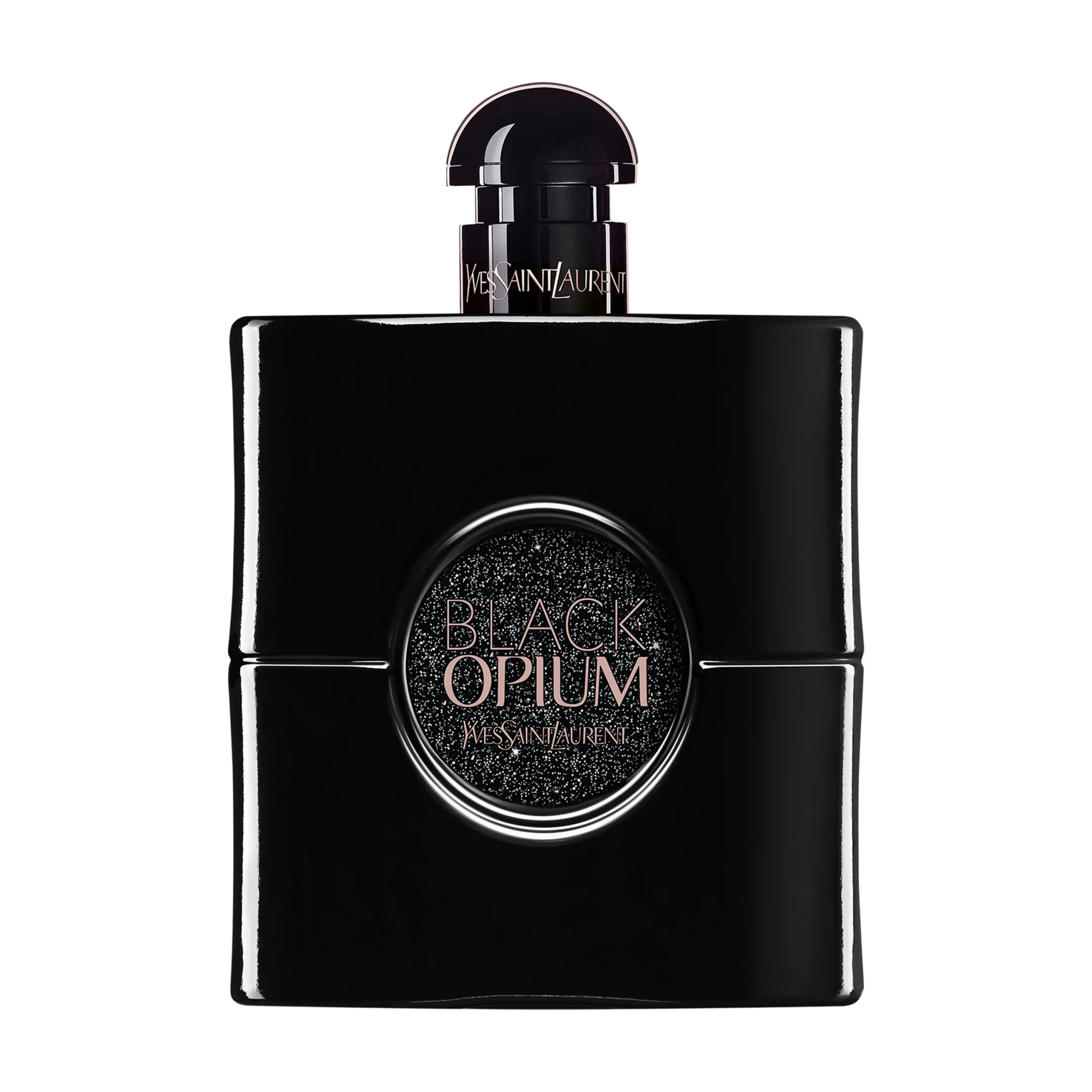 YSL Black Opium Le Parfum bočica original – luksuzna tamna bočica sa bakarnim sjajem koja odražava intenzivan, sladak i gurmanski karakter ženskog parfema.
