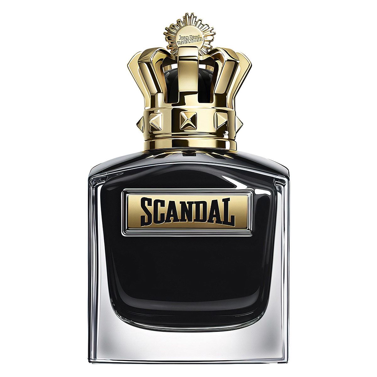 Jean Paul Gaultier Scandal Le Parfum Men bočica original – tamna, luksuzna bočica sa krunom koja simbolizuje moćan, sladak i zavodljivo začinski karakter muškog parfema.