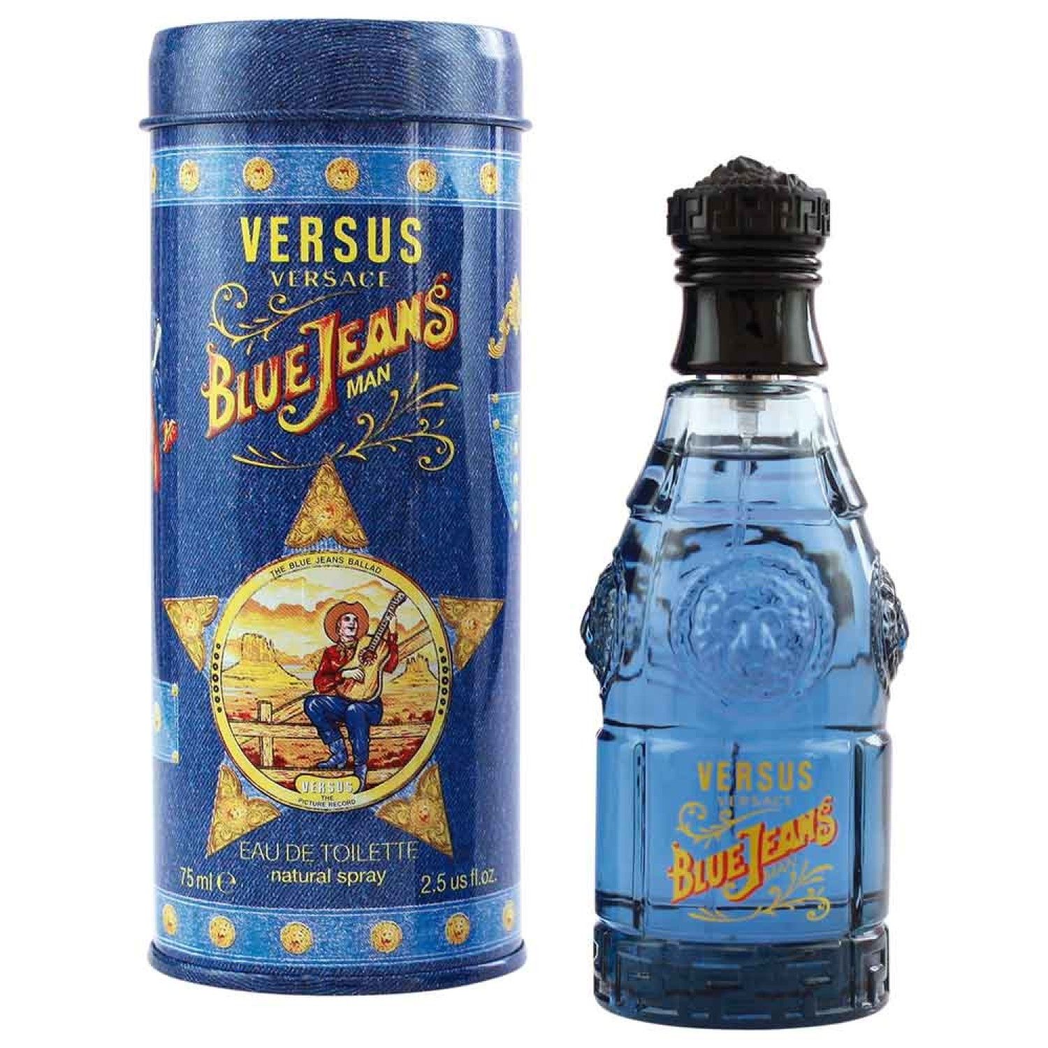 Versace Blue Jeans EDT bočica i pakovanje muški parfem