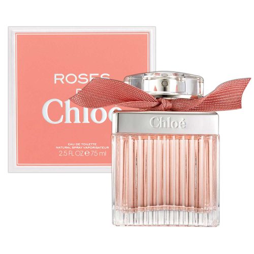Roses De Chloe toptaurus.rs Pakovanje parfema Chloé Roses De Chloé u nežnoj pastelno-ružičastoj boji.