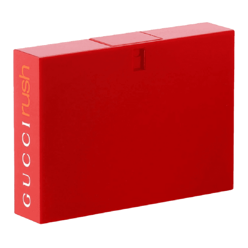 Gucci Rush bočica original – prepoznatljiva crvena pravougaona bočica kultnog ženskog parfema sa intenzivnim slatko-cvetnim i toplim notama.
