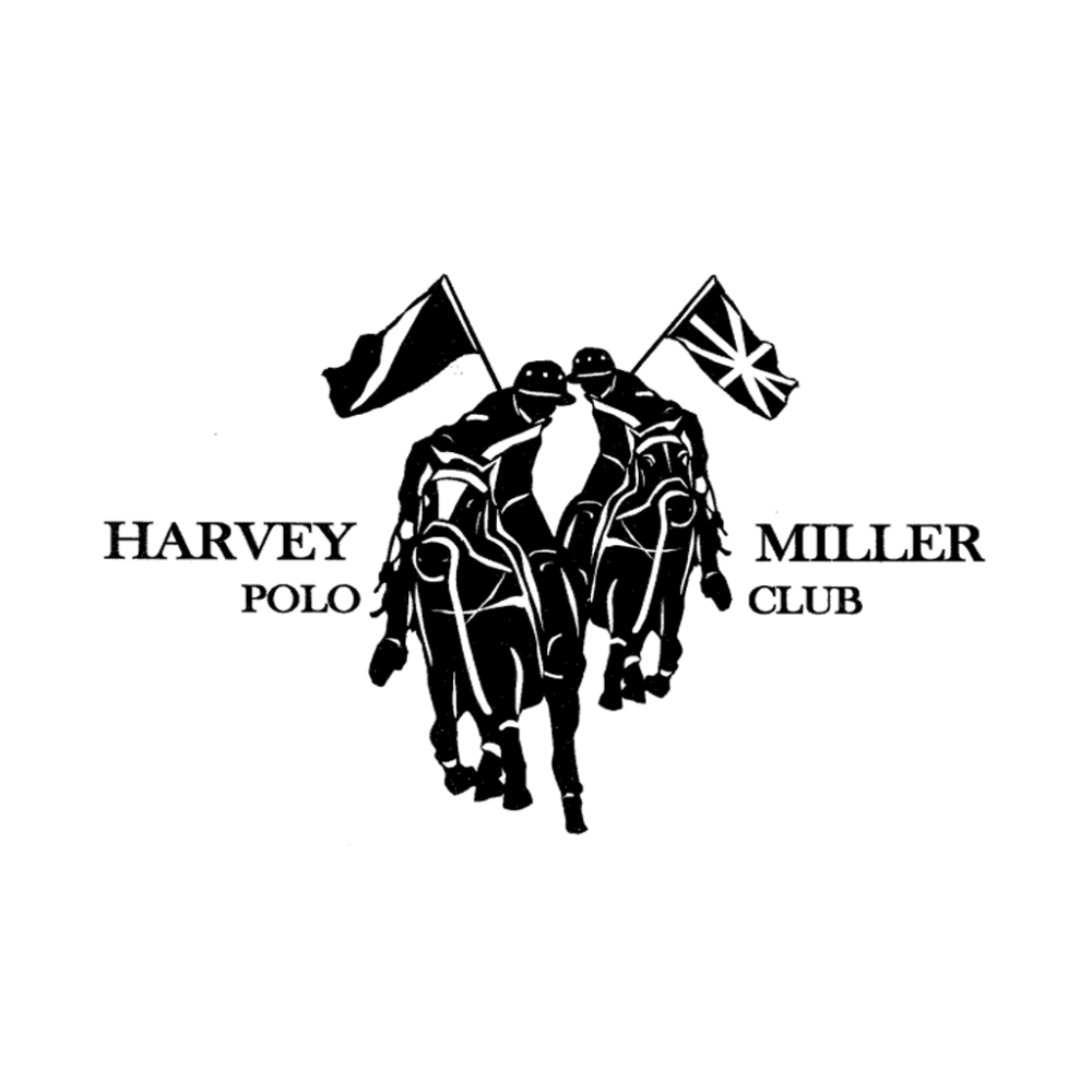 Harvey Miller Polo Club logo toptaurus.rs crna slova bela pozadina