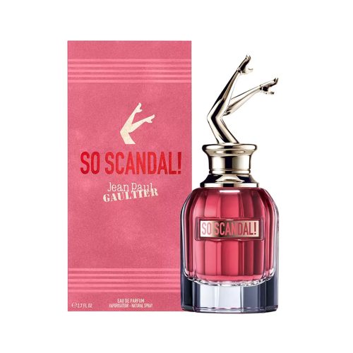 Jean Paul Gaultier So Scandal EDP kutija – elegantno i luksuzno pakovanje ženskog parfema koje naglašava glamur, intenzitet i prepoznatljiv karakter mirisa.