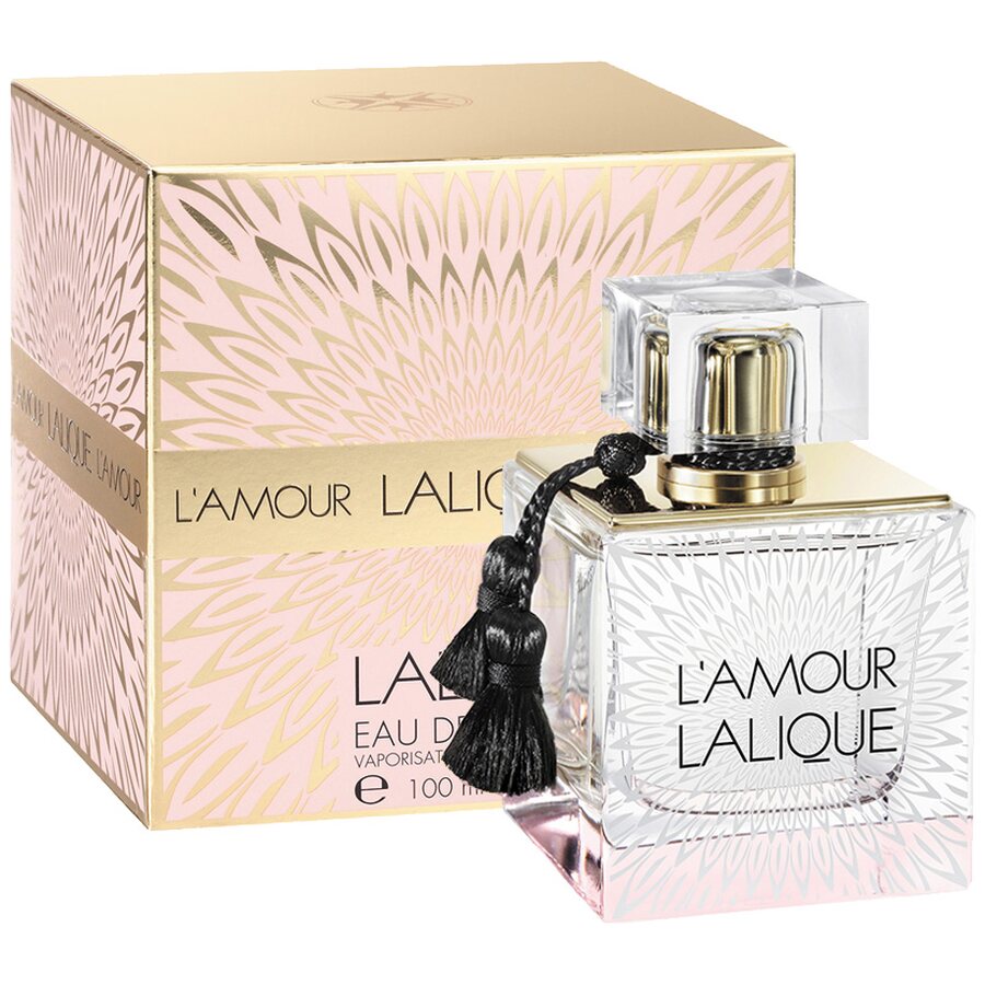 Lalique L’Amour EDP detalj pakovanja i bocice
