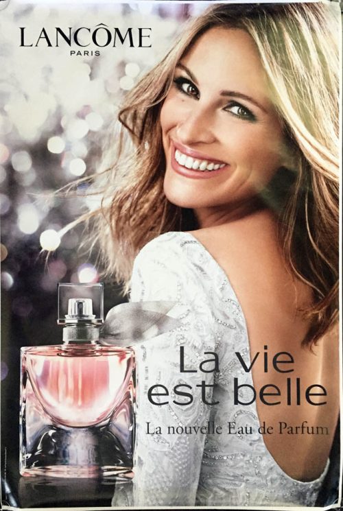 Lancôme La Vie Est Belle parfem realna slika proizvoda sa Dzulijom Roberts