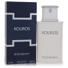 YSL Kouros EDT pakovanje – elegantno i klasično plavo-belo pakovanje koje odražava snažan, aromatičan i muževan karakter parfema.