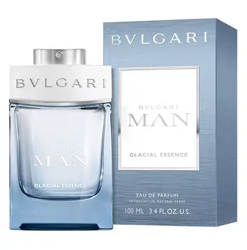 Bvlgari Man kolekcija parfema – Glacial Essence prikaz dizajna pakovanja i boce