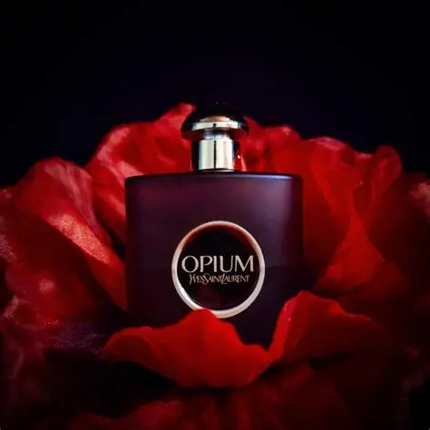 YSL Opium EDT ženski parfem – luksuzan, senzualan i prozračan miris prikazan u elegantnom i mističnom ambijentu inspirisanom orijentalnom estetikom.
