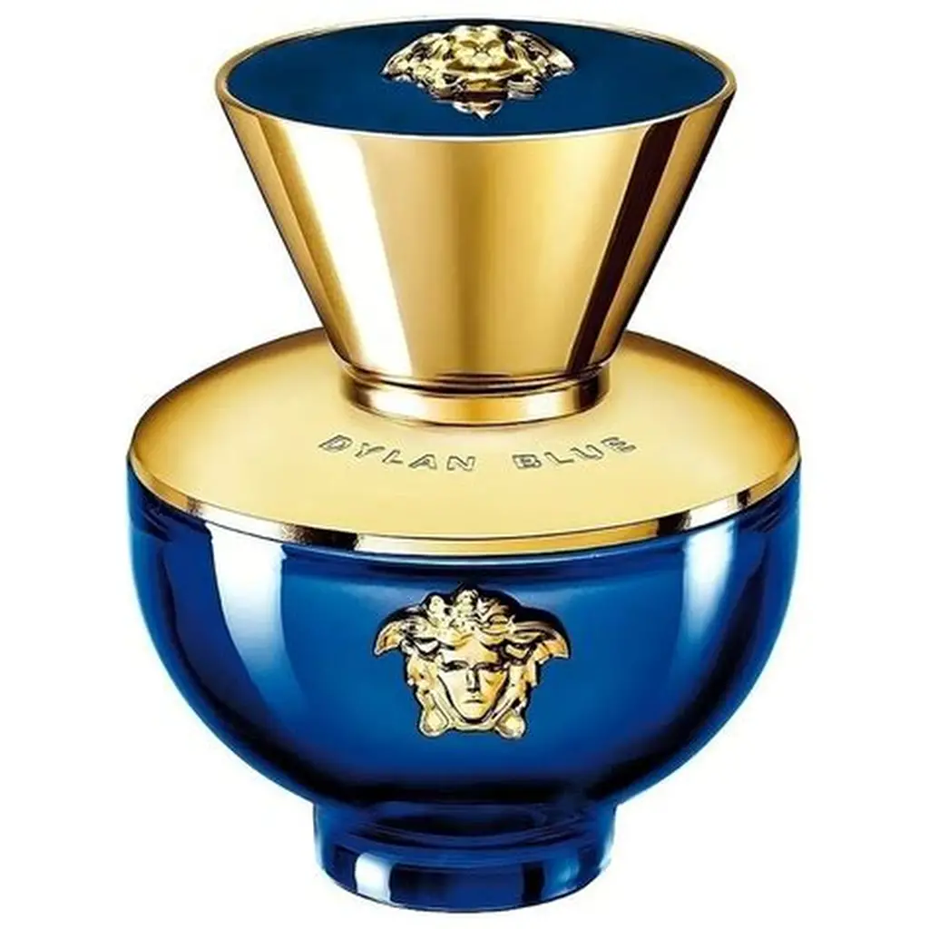 Versace Dylan Blue Pour Femme toptaurus.rs bottle Versace Dylan Blue Pour Femme EDP bočica na svetloj pozadini