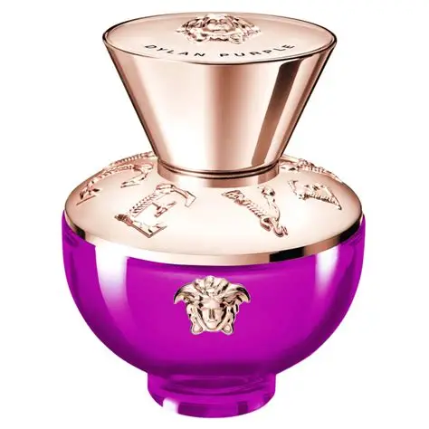 VERSACE Dylan Purple EDP toptaurus.rs bottle Versace Dylan Purple ženski parfem – ljubičasta bočica sa zlatnim detaljima