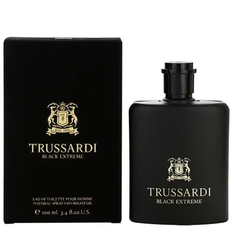 Elegantna crna bočica Trussardi Black Extreme EDT